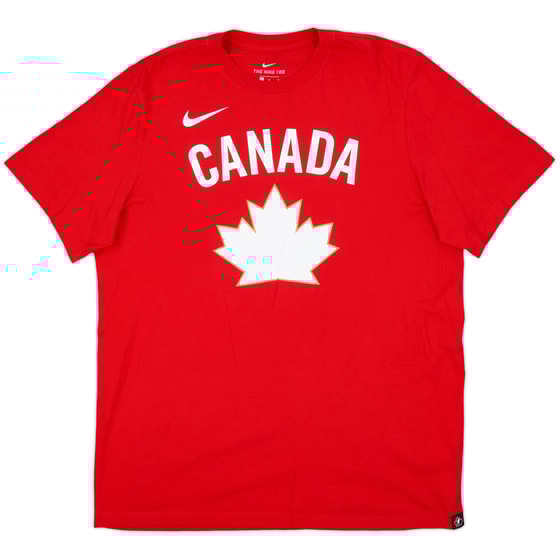 2023-24 Canada Nike Cotton Tee - 9/10 - (L)
