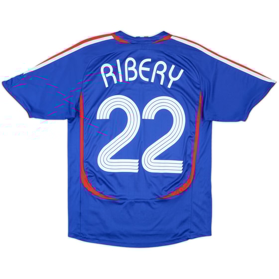 2006-07 France Home Shirt Ribery #22 - 8/10 - (M)