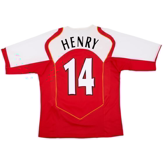 2004-05 Arsenal Home Shirt Henry #14 - 10/10 - (L)