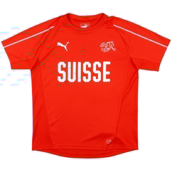 2018-19 Switzerland Puma Training Shirt - 10/10 - (XL.Boys)