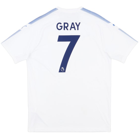 2017-18 Leicester Third Shirt Gray #7 - 7/10 - (L)