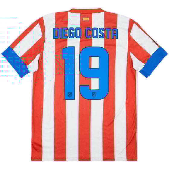2012-13 Atletico Madrid Home Shirt D.Costa #19 - 6/10 - (M)