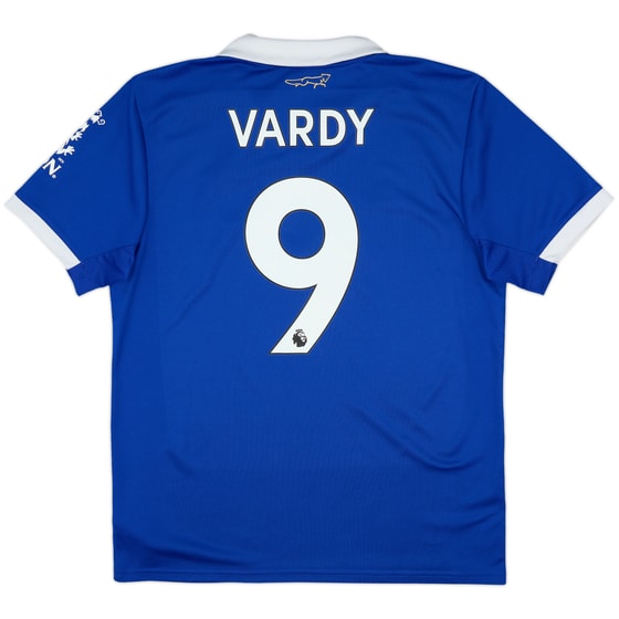 2022-23 Leicester Home Shirt Vardy #9 - 8/10 - (M)