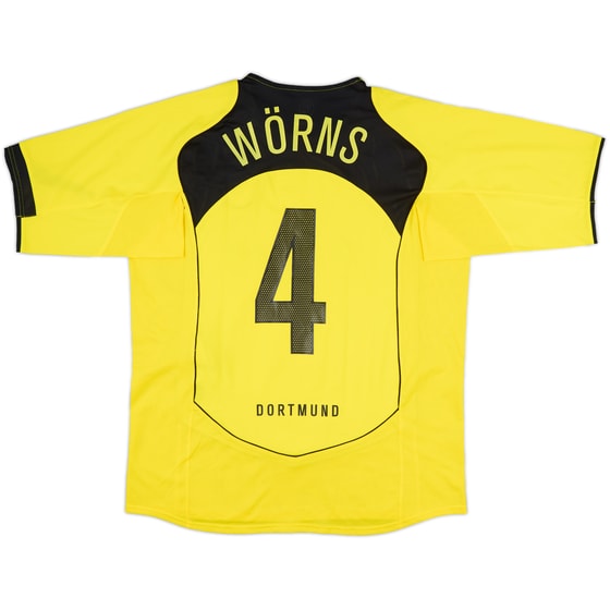 2004-05 Borussia Dortmund Home Shirt Worns #4 - 8/10 - (L)
