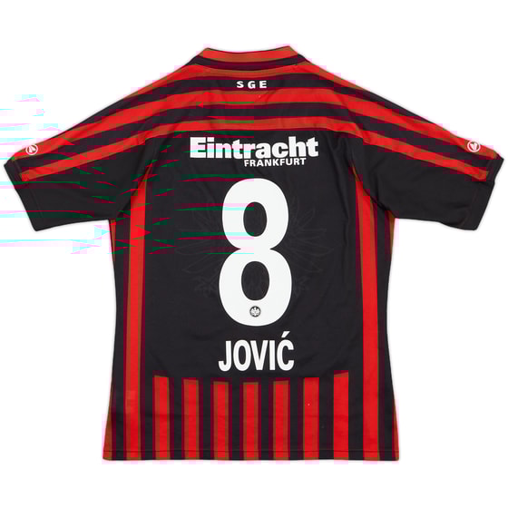 2012-13 Eintracht Frankfurt Home Shirt Jovic #8 - 10/10 - (XS)