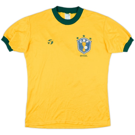 1982-85 Brazil Home Shirt - 10/10 - (M)