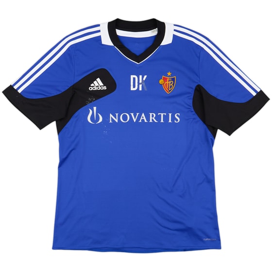 2011-12 FC Basel adidas Staff Issue Training Shirt DK - 5/10 - (XL)