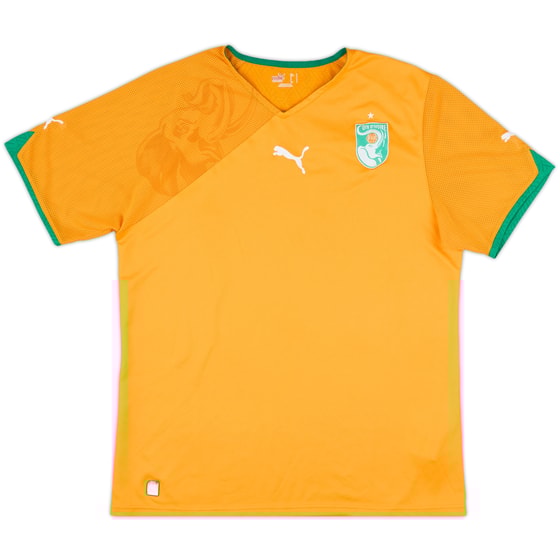 2010-11 Ivory Coast Home Shirt - 8/10 - (L)