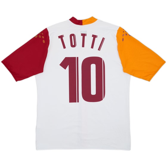 2005-06 Roma European Away Shirt Totti #10 - 4/10 - (L)