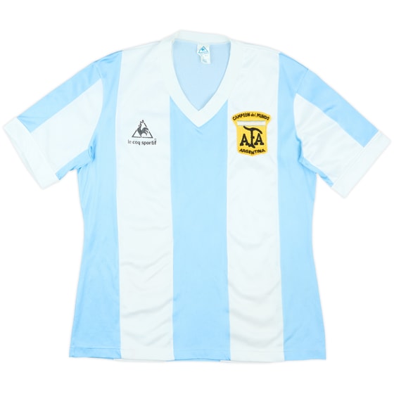 1980-82 Argentina 'Campeon del Mundo' Home Shirt - 9/10 - (XS)