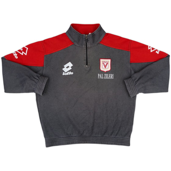 1997-98 Vicenza Lotto 1/4 Zip Track Jacket - 8/10 - (L)