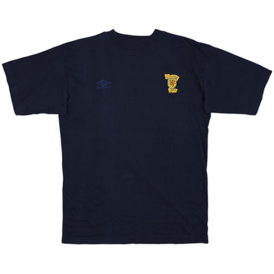 1998-00 Scotland Umbro Cotton Tee - 7/10 - (M)