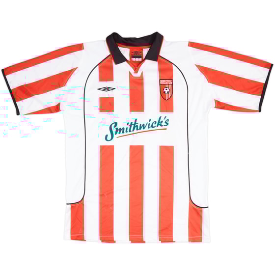 2003-04 Derry City Home Shirt - 8/10 - (XXL)