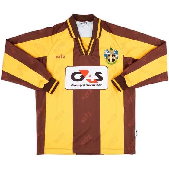 2005-07 Sutton United Home L/S Shirt - 7/10 - (M)