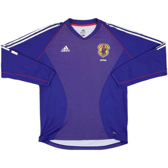 2002-04 Japan Player Issue Home L/S Shirt - 5/10 - (XL)
