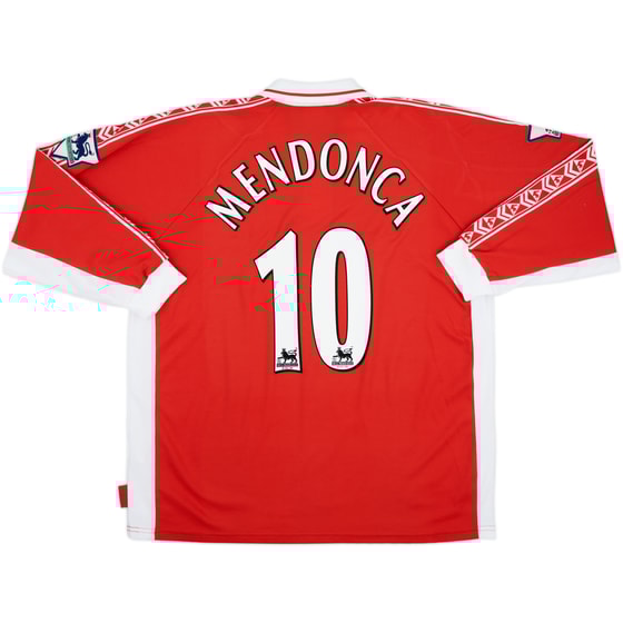 1998-99 Charlton Home L/S Shirt Mendonca #10 - 8/10 - (XL)