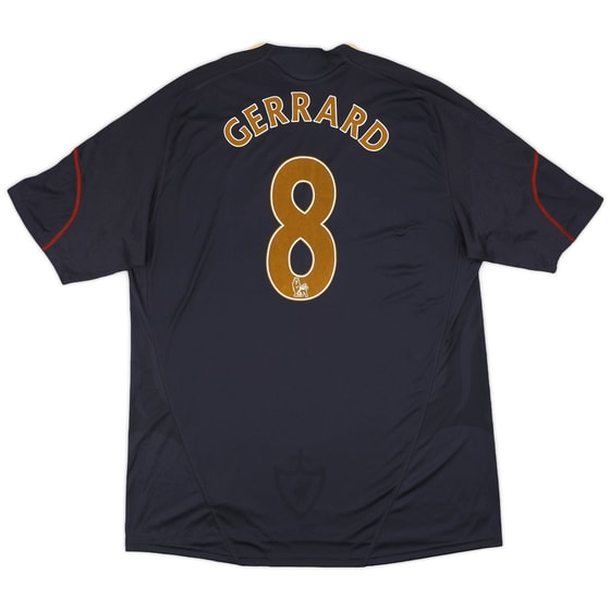 2009-10 Liverpool Away Shirt Gerrard #8 - 7/10 - (3XL)
