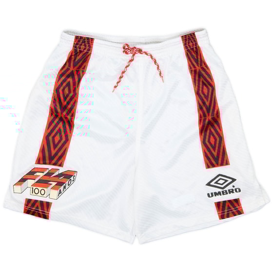 1994-95 Flamengo Centenary Home Shorts - 8/10 - (L)