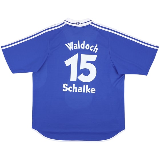 2000-01 Schalke Home Shirt Waldoch #15 - 7/10 - (XXL)