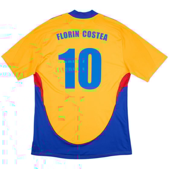 2008-09 Romania Player Issue Home Shirt Florin Costea #10 - 5/10 - (L)