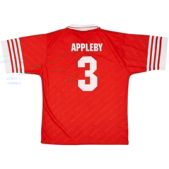 1995-96 Barnsley Home Shirt Appleby #3 - 6/10 - (L)