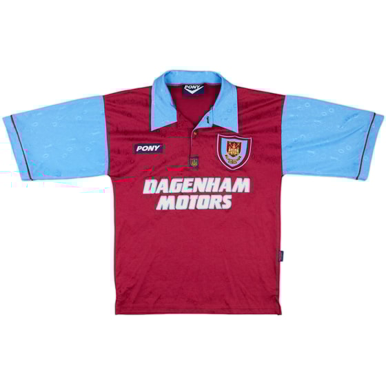 1995-97 West Ham Centenary Home Shirt #8 - 7/10 - (S)