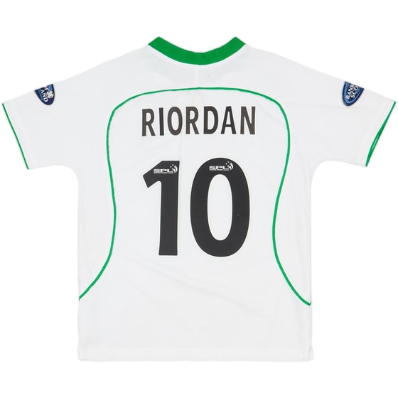 2004-05 Hibernian Away Shirt Riordan #10 - 6/10 - (S)