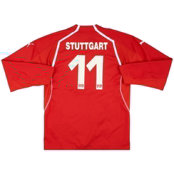 2004-05 Stuttgart Match Issue Away L/S Shirt #11