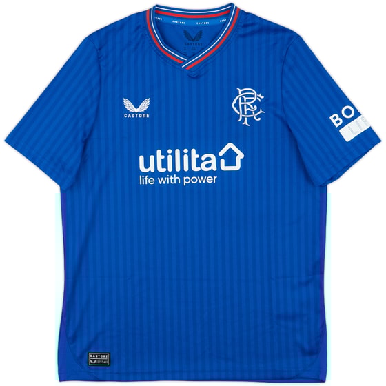 2023-24 Rangers Home Shirt - 8/10 - (XL.Boys)