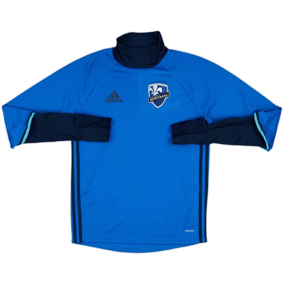 2015-16 Montreal Impact adidas 1/4 Zip Training Top - 8/10 - (S)