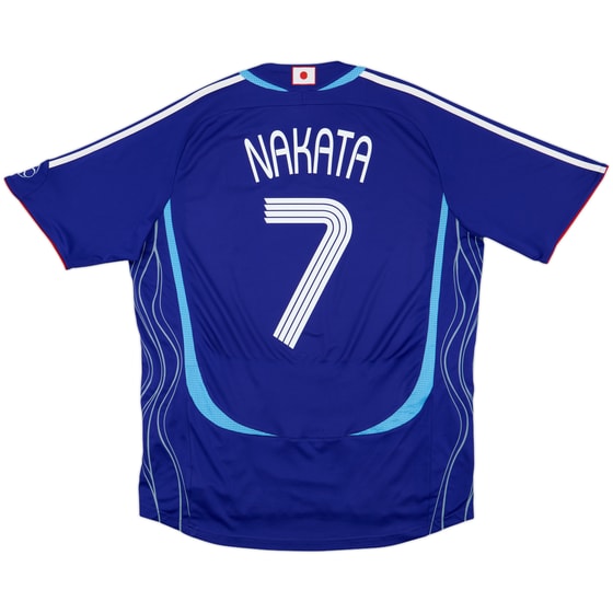 2006-08 Japan Home Shirt Nakata #7 - 8/10 - (L)