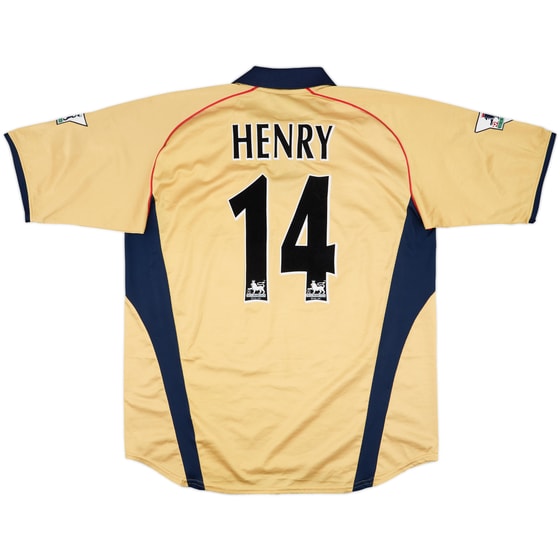 2001-02 Arsenal Away Shirt Henry #14 - 9/10 - (XL)