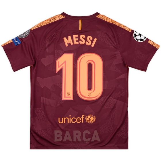 2017-18 Barcelona Third Shirt Messi #10 - 10/10 - (L)