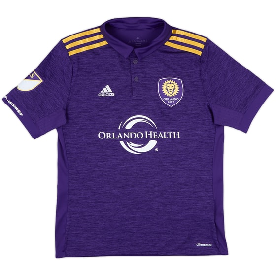2016 Orlando City Home Shirt - 10/10 - (L.Boys)