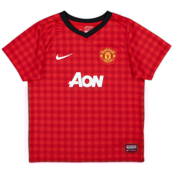 2012-13 Manchester United Home Shirt - 10/10 - (5-6 Years)
