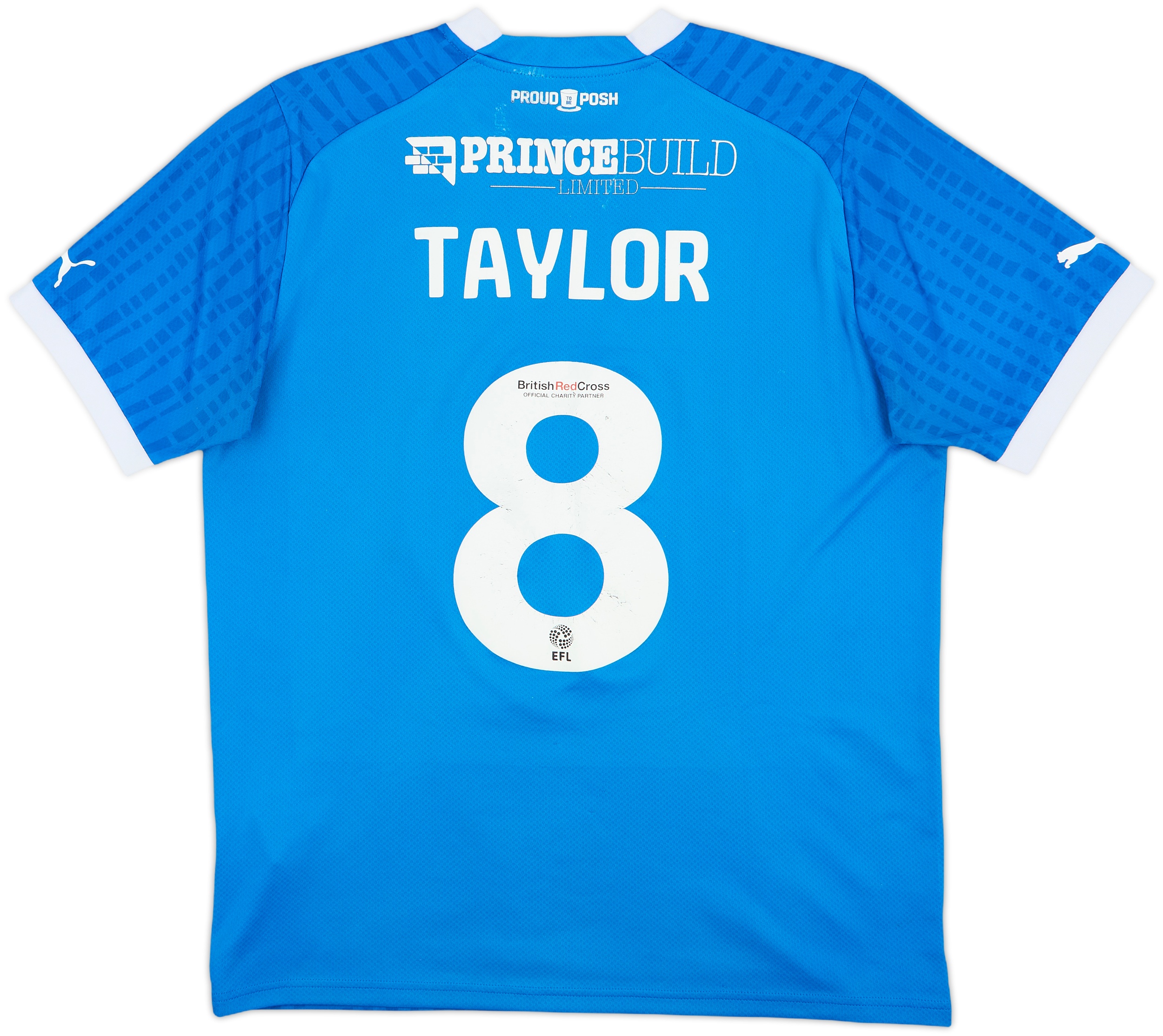 2022-23 Peterborough Home Shirt Taylor #8 - 6/10 - (L)