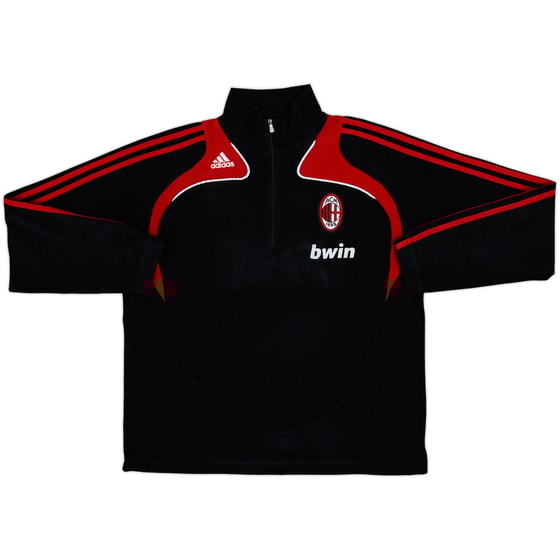 2008-09 AC Milan adidas 1/4 Zip Fleece Top - 5/10 - (M/L)