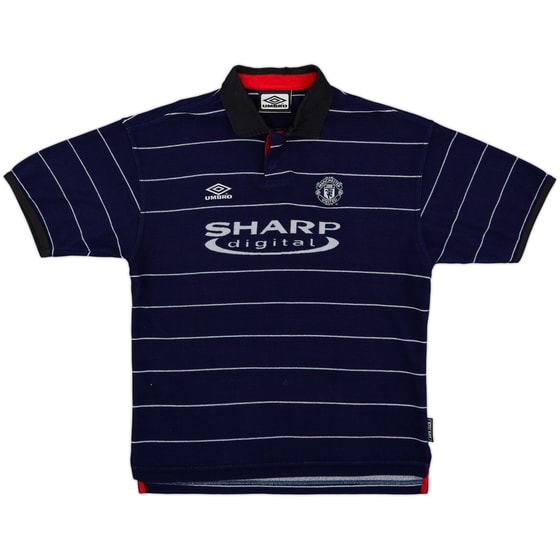 1999-00 Manchester United Away Shirt - 9/10 - (M.Boys)