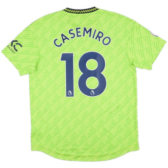 2022-23 Manchester United Authentic Third Shirt Casemiro #18 - 8/10 - (L)