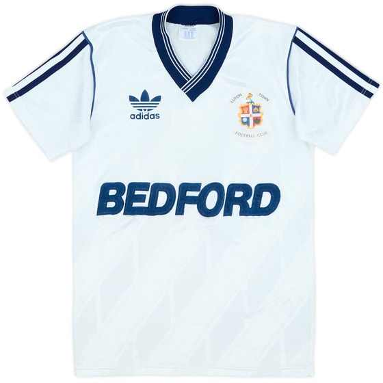 1987-89 Luton Town Home Shirt - 8/10 - (Y)