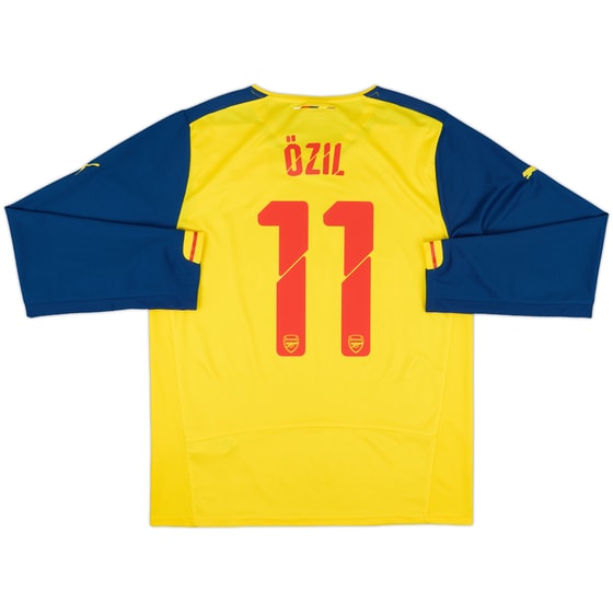 2014-15 Arsenal Away L/S Shirt Ozil #11 - 9/10 - (L)