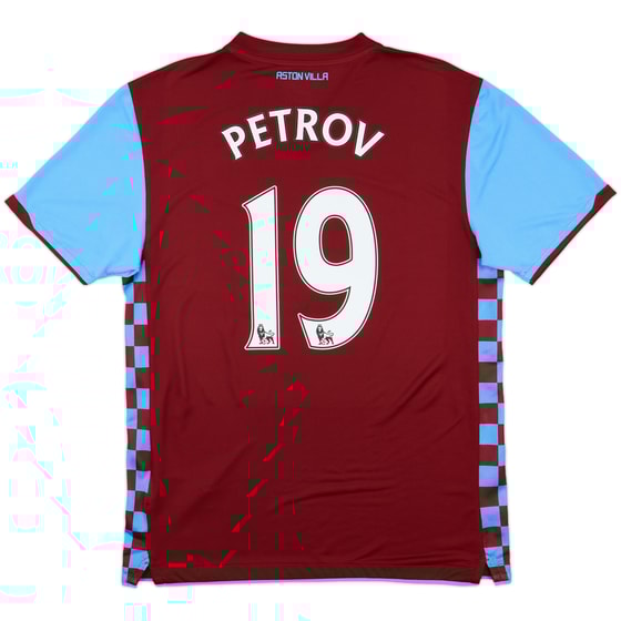 2010-11 Aston Villa Home Shirt Petrov #19 - 9/10 - (L)