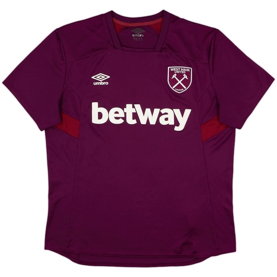 2019-20 West Ham Umbro Training Shirt - 9/10 - (XL)