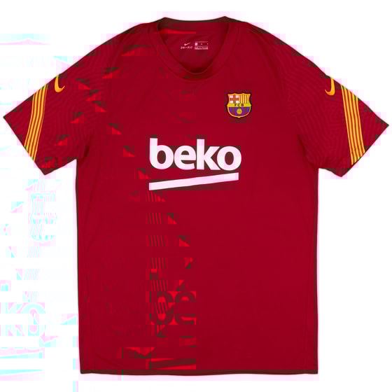 2020-21 Barcelona Nike Training Shirt - 9/10 - (L)