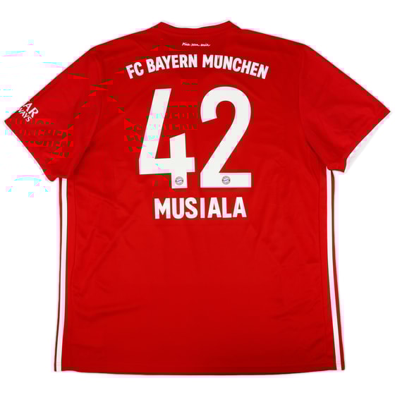 2020-21 Bayern Munich Home Shirt Musiala #42 - 10/10 - (XXL)
