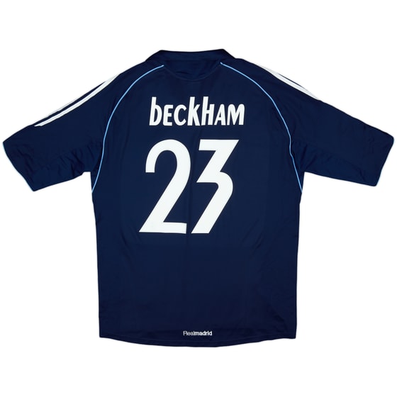 2005-06 Real Madrid Away Shirt Beckham #23 - 8/10 - (L)
