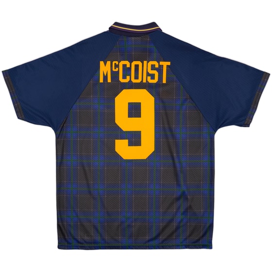 1994-96 Scotland Home Shirt McCoist #9 - 8/10 - (XL)