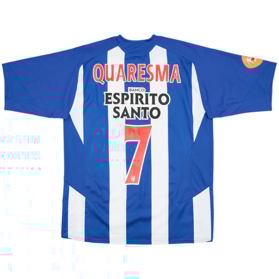 2005-06 Porto Home Shirt Quaresma #7 - 6/10 - (L)