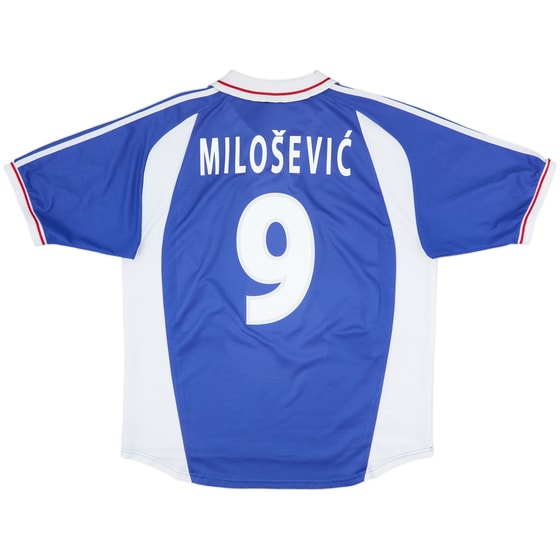 2000-01 Yugoslavia Home Shirt Milosevic #9 - 9/10 - (XL)