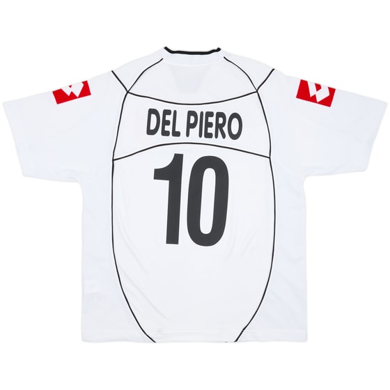 2002-03 Juventus Away Shirt Del Piero #10 - 8/10 - (XL)
